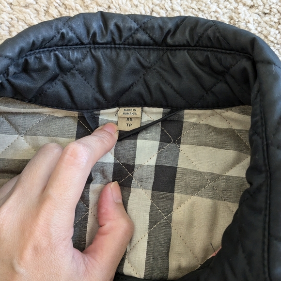 Burberry diamond quilted jacket XS GUC - Picture 3 of 5